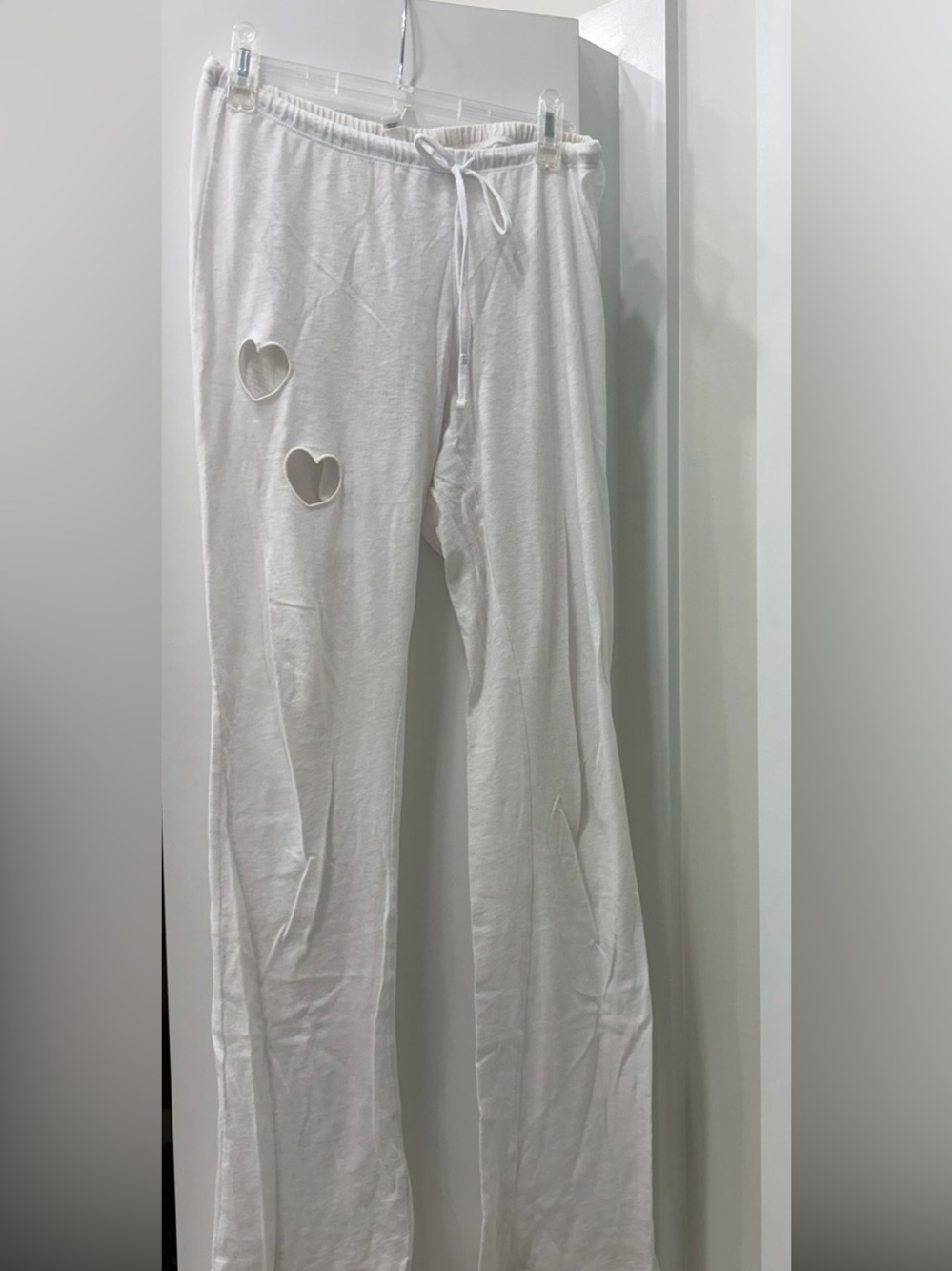 Skims White pants limited edition with Heart Cutouts - Picture 4 of 6